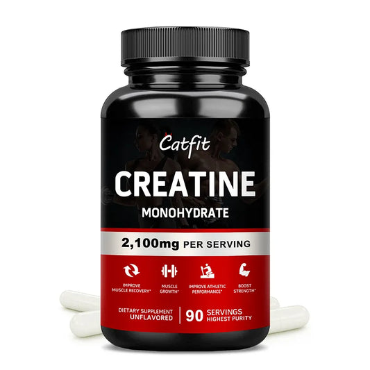 Catfit Creatine Monohydrate Capsules Improve Energy Endurance