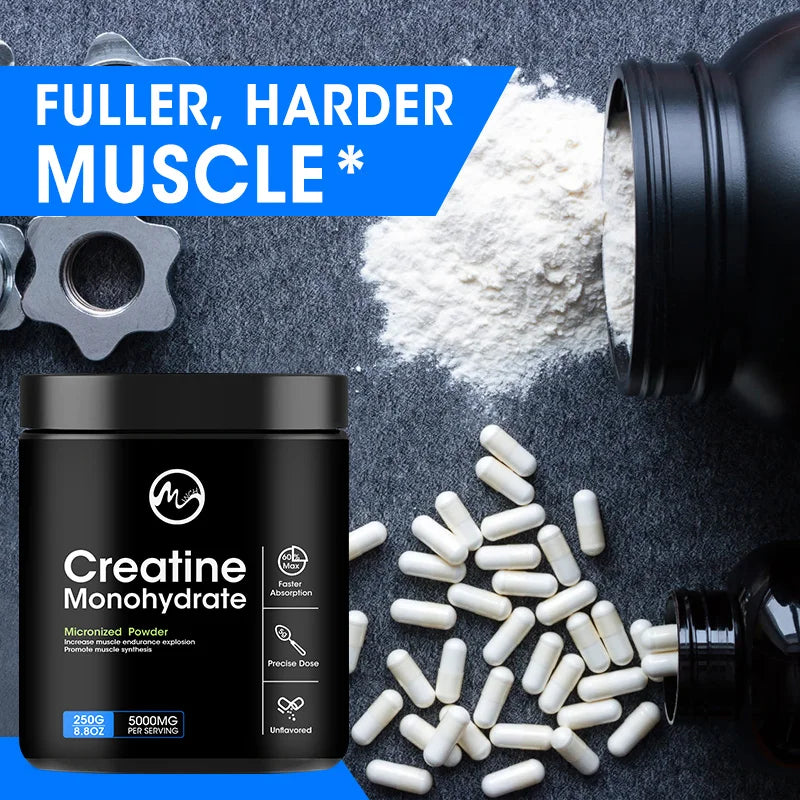 Creatine Monohydrate Energy Performance Whey Proteins for Muscle Mass